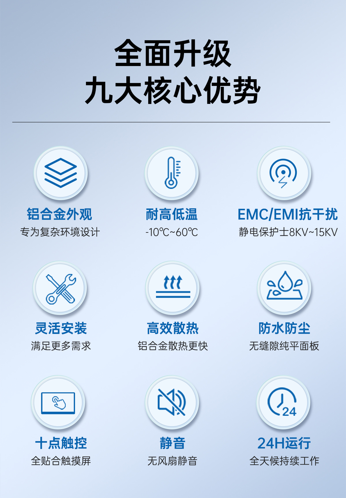 21.5英寸安卓触摸工业一体机(图2)